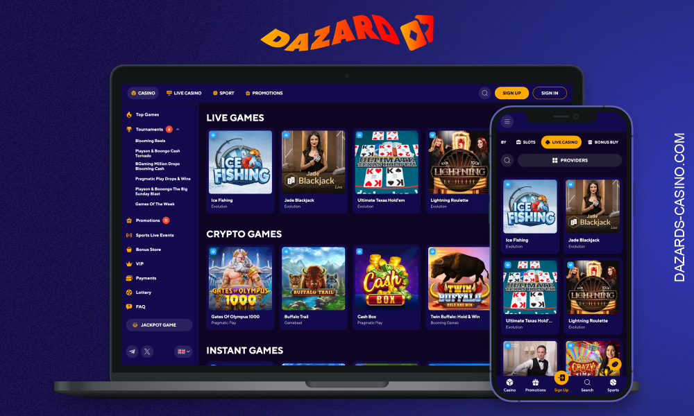 Dazard Online Casino in Europe